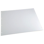 19-inch Front Panel, 9U, , Ventilated, Grey, Aluminium