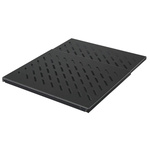 Rittal Black Adjustable Shelf 0.5U, 400mm x 483mm