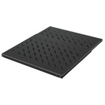 Rittal Black Adjustable Shelf 1U, 600mm x 483mm