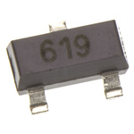 Diodes Inc FMMT619TA NPN Transistor, 2 A, 50 V, 3-Pin SOT-23