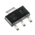 Diodes Inc FZT651TA NPN Transistor, 3 A, 60 V, 3 + Tab-Pin SOT-223