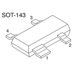 Nexperia BCV61CE6327HTSA1 Dual NPN Transistor, 30 V, 4-Pin SOT-143