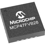 Microchip, DAC Octal 12 bit- 70LSB Serial (I2C), 20-Pin QFN