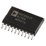 Analog Devices, DAC 12 bit-, 62.5ksps, Parallel, 20-Pin SOIC W