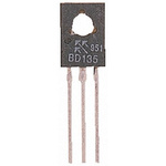 onsemi BD13716S NPN Transistor, 1.5 A, 60 V, 3-Pin TO-126