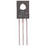 onsemi BD14010STU PNP Transistor, -1.5 A, -80 V, 3-Pin TO-126