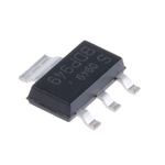 Infineon BDP949 NPN Transistor, 3 A, 60 V, 3 + Tab-Pin SOT-223
