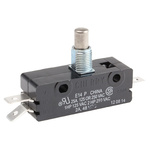 SPDT-NO/NC Button Microswitch, 25 A @ 250 V ac