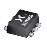 Nexperia PEMH9,115 Dual NPN Digital Transistor, 100 mA, 50 V, 6-Pin SOT-666
