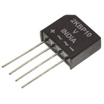 Vishay Bridge Rectifier, 2A, 400V, 4-Pin