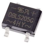 Taiwan Semiconductor Bridge Rectifier, 2A, 600V, 4-Pin
