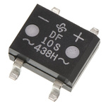Vishay Bridge Rectifier, 1A, 1000V, 4-Pin
