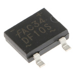 onsemi Bridge Rectifier, 1.5A, 1000V, 4-Pin
