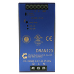 Chinfa DRAN120 Switch Mode DIN Rail Panel Mount Power Supply 90 → 264V ac Input Voltage, 48V dc Output Voltage,