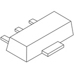 Nexperia BSR41 NPN Transistor, 1 A, 60 V, 3-Pin SOT-89