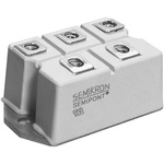 Semikron Bridge Rectifier Module, 80A, 1600V, 3-phase, 7-Pin