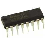 Texas Instruments ULN2004AN, 7-element NPN Darlington Transistor, 500 mA 50 V, 16-Pin PDIP