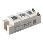 Semikron SKM195GB066D Dual Half Bridge IGBT Module, 265 A 600 V, 7-Pin SEMITRANS2, Panel Mount