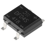 Diodes Inc Bridge Rectifier, 1A, 400V, 4-Pin