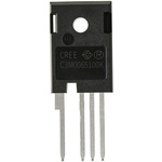 SiC N-Channel MOSFET, 35 A, 1000 V, 4-Pin TO-247-4 Wolfspeed C3M0065100K