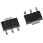 N-Channel MOSFET, 1.7 A, 100 V, 3-Pin SOT-223 onsemi FQT7N10LTF