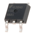 P-Channel MOSFET, 11 A, 30 V, 3-Pin DPAK onsemi FDD6685