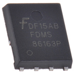 P-Channel MOSFET, 7.9 A, 100 V, 8-Pin PQFN8 onsemi FDMS86163P