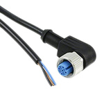 TE Connectivity Right Angle M12 to Unterminated Cable assembly, 3 Core 1.5m Cable
