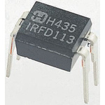N-Channel MOSFET, 1.3 A, 100 V, 4-Pin HVMDIP Vishay IRLD120PBF