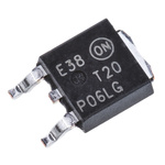 P-Channel MOSFET, 15.5 A, 60 V, 3-Pin DPAK onsemi NTD20P06LG