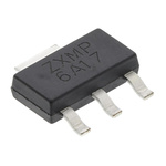 P-Channel MOSFET, 4.3 A, 60 V, 3-Pin SOT-223 Diodes Inc ZXMP6A17GTA