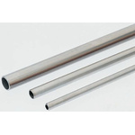RS PRO 2m Long Unthreaded Stainless Steel Pipe, 6mm Nominal Outer Diameter, 0.6mm Wall Thickness