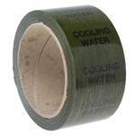 RS PRO Green PP, Vinyl Pipe Marking Tape, text Cooling Water, Dim. W 50mm x L 33m