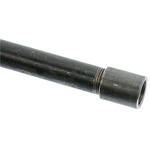 RS PRO Black Oxide Threaded Steel & Stainless Steel Pipe, 3.23m Long, 3/8in Nominal Outer Diameter