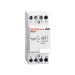 Lovato CN32 Series Contactor, 24 V ac Coil, 4-Pole, 32 A, 4 kW, 3NO + 1NC