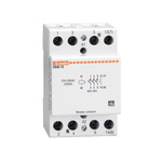 Lovato CN40 Series Contactor, 230 VAC Coil, 4-Pole, 40 A, 11 kW, 3NO+1NC