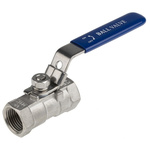 RS PRO Stainless Steel High Pressure Ball Valve 1/2 in BSPP 2 Way