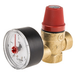 Altecnic 3bar Pressure Relief Valve With Female G 1/2 in G Female Connection and a G 1/2 Exhaust Port