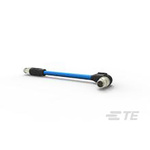 TE Connectivity Straight M12 to Right Angle M12 Industrial Automation Cable Assembly, 8 Core 10m Cable