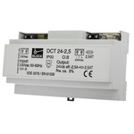 Block DCT Linear DIN Rail Panel Mount Power Supply 230V ac Input Voltage, 24V dc Output Voltage, 2.5A Output Current,