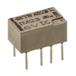 TE Connectivity, 12V dc Coil Non-Latching Relay DPDT, 2A Switching Current PCB Mount, 2 Pole