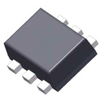 Dual P-Channel MOSFET, 830 mA, 20 V, 6-Pin SC-89-6 onsemi FDY1002PZ