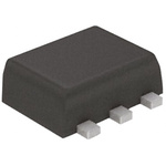 Dual P-Channel MOSFET, 135 mA, 60 V, 6-Pin SC-89-6 Vishay SI1025X-T1-GE3
