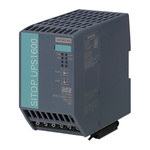 Siemens SITOP UPS1600 Switch Mode DIN Rail Panel Mount Power Supply with USB Interface 24V dc Input Voltage, 24V dc