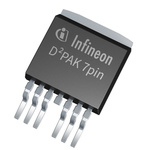 N-Channel MOSFET, 180 A, 60 V, 7-Pin D2PAK-7 Infineon IPB010N06NATMA1