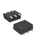 Dual N-Channel MOSFET, 500 mA, 20 V, 6-Pin SC-89-6 Vishay SI1034CX-T1-GE3