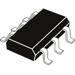 Dual P-Channel MOSFET, 1.1 A, 20 V, 6-Pin SOT-363 Vishay SI1967DH-T1-GE3