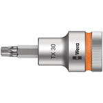 Wera 1/2 in Drive Bit Socket, Torx Bit, T30, 60 mm Overall Length