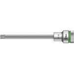 Wera 1/2 in Drive Bit Socket, Torx Bit, T45, 140 mm Overall Length