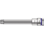 Wera 1/2 in Drive Bit Socket, Torx Bit, T60, 140 mm Overall Length